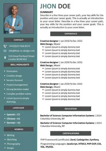 CV PowerPoint to Download