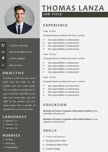 Free online CV example